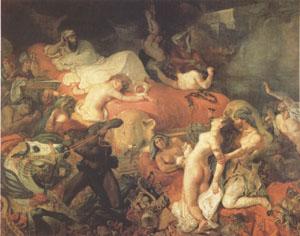 Eugene Delacroix Death of Sardanapalus (mk05) oil painting picture
